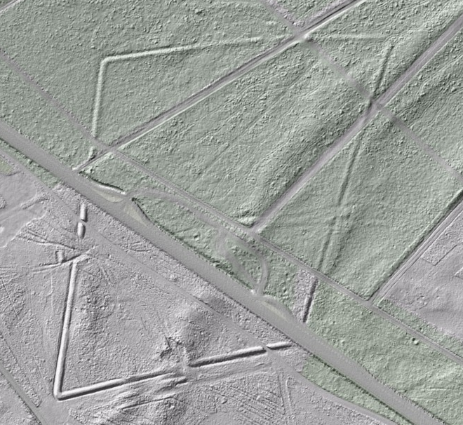 Figure 5 – Contours from a Roman Fort near Speuld