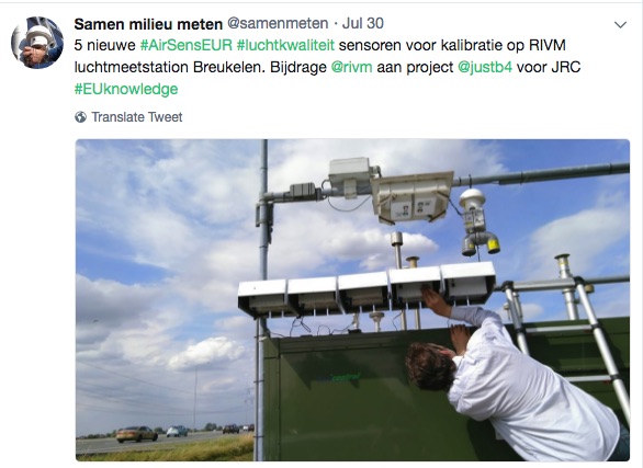 A next step for the RIVM Program “Together Measuring Air Quality”